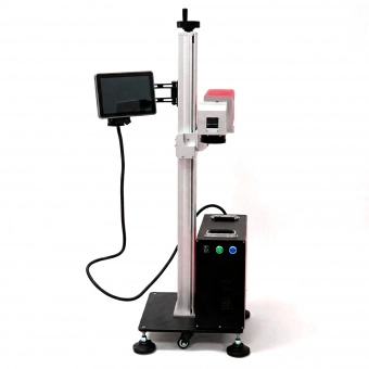 Конвейерный лазерный маркиратор UV 5w JPT SEAL 355 — MarkMate FLY UV5 - «Markmate»